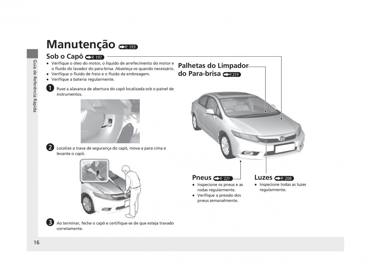 Honda Civic IX 9 manual del propietario / page 20