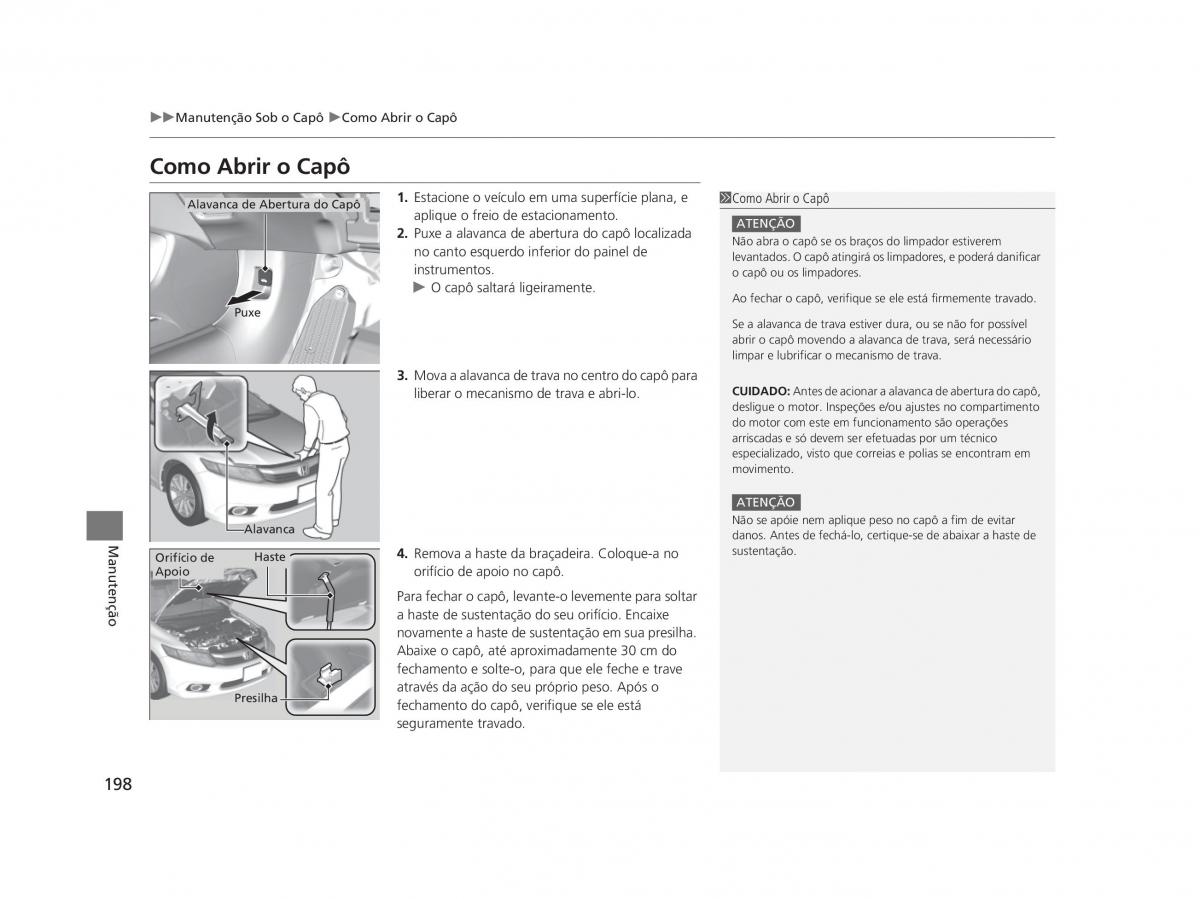 Honda Civic IX 9 manual del propietario / page 202