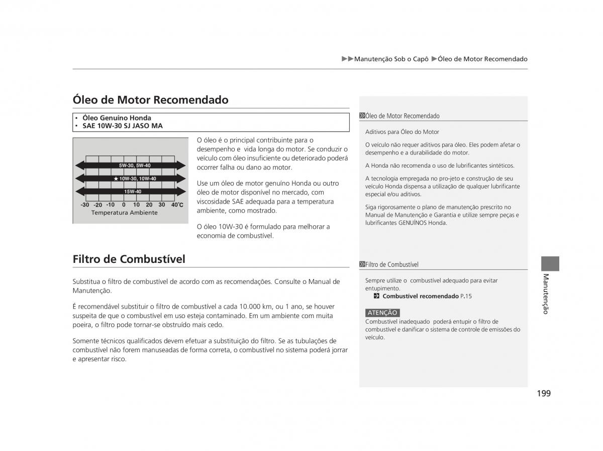 Honda Civic IX 9 manual del propietario / page 203