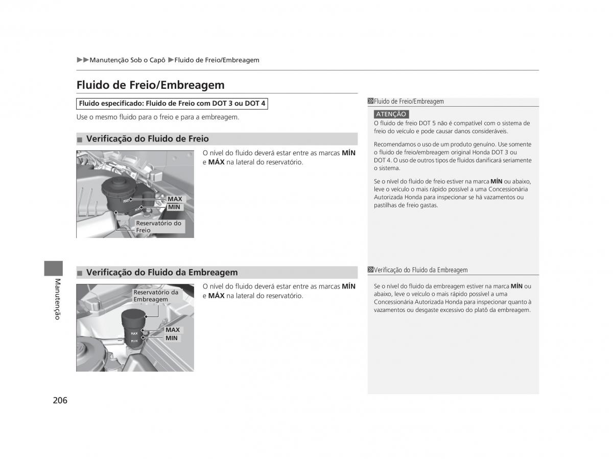 Honda Civic IX 9 manual del propietario / page 210