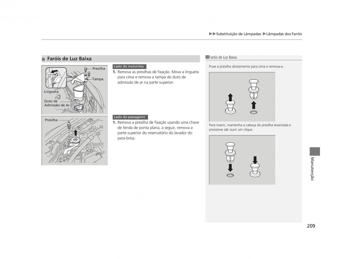 Honda Civic IX 9 manual del propietario / page 213