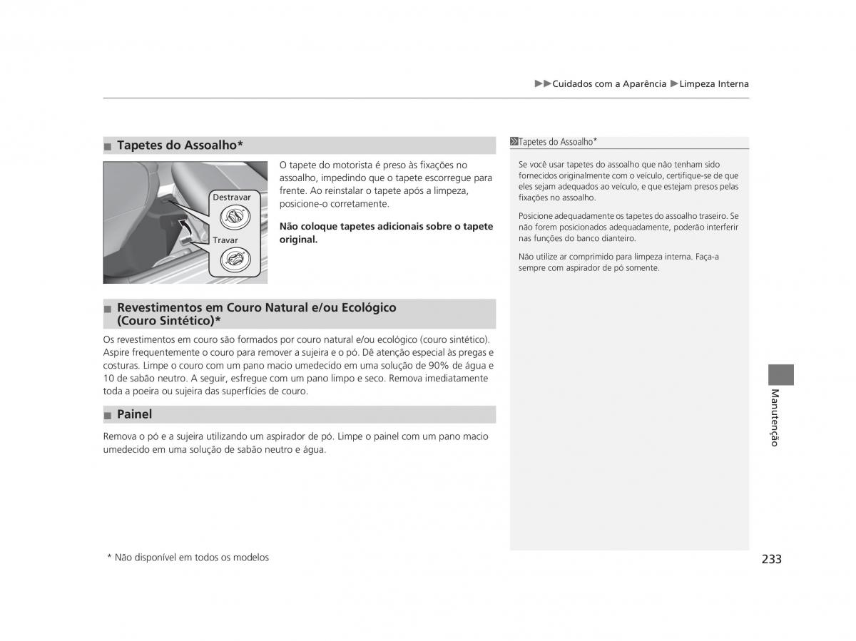 Honda Civic IX 9 manual del propietario / page 237