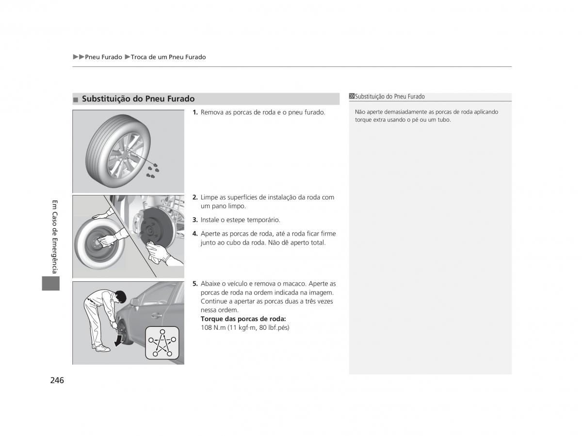 Honda Civic IX 9 manual del propietario / page 250