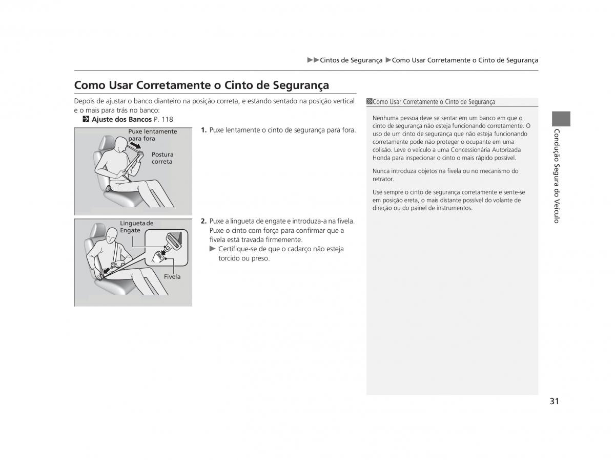 Honda Civic IX 9 manual del propietario / page 35