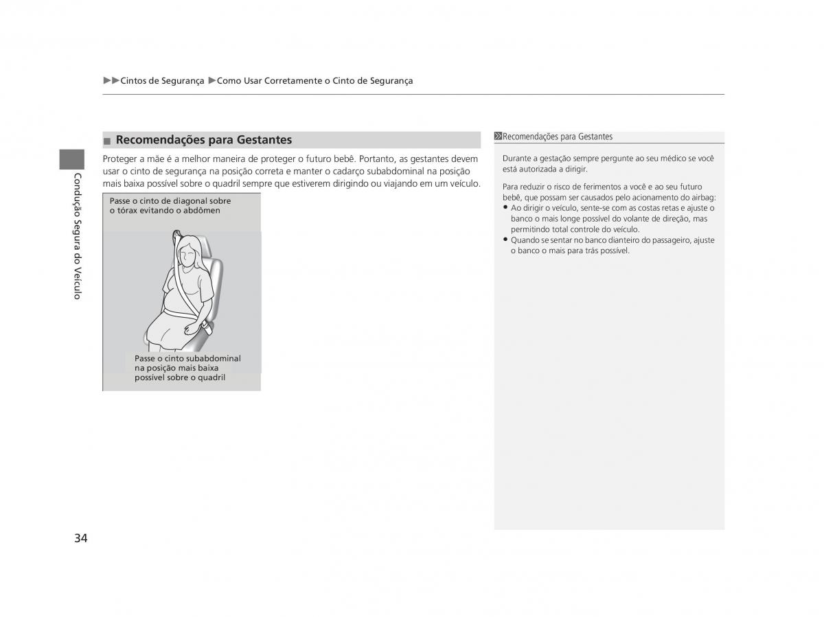 Honda Civic IX 9 manual del propietario / page 38