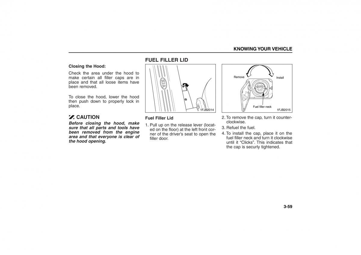 KIA Carens II 2 owners manual / page 68