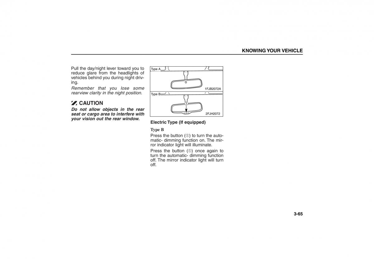 KIA Carens II 2 owners manual / page 74