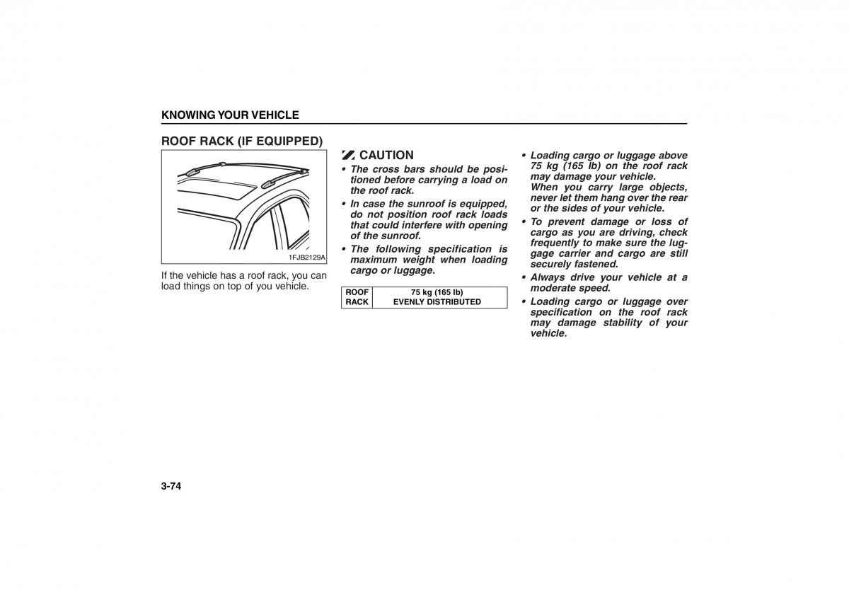 KIA Carens II 2 owners manual / page 83