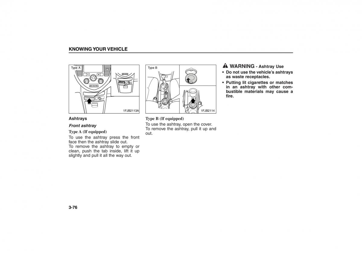 KIA Carens II 2 owners manual / page 85