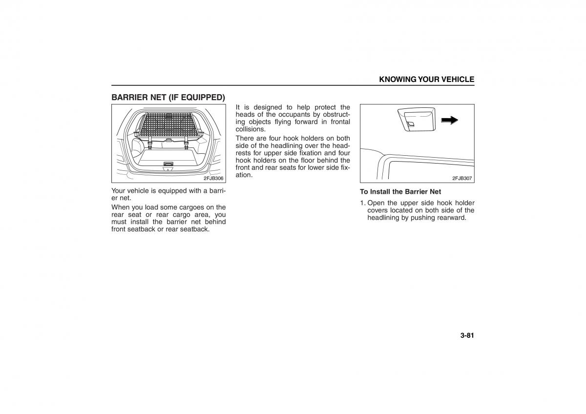 KIA Carens II 2 owners manual / page 90