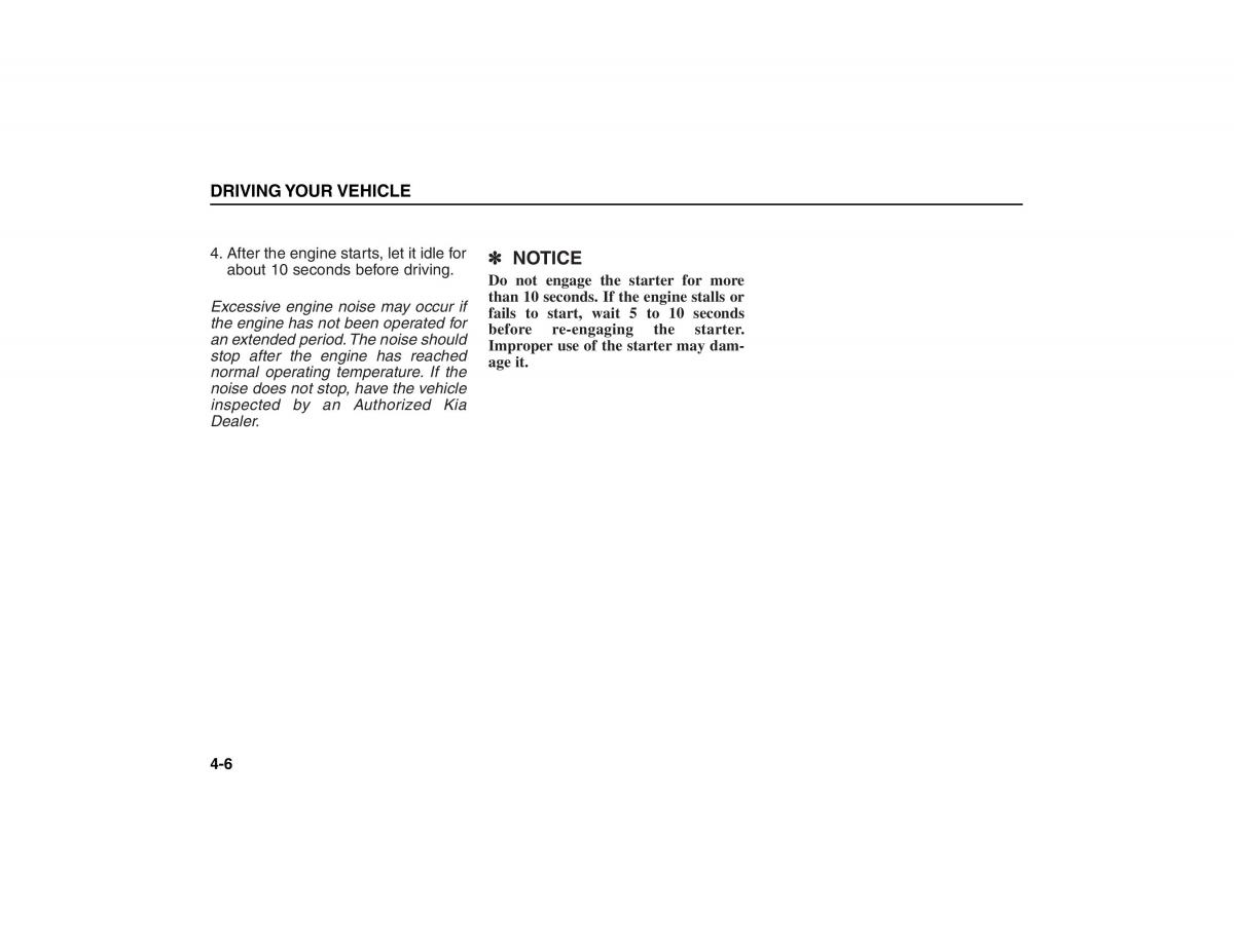 KIA Carens II 2 owners manual / page 101