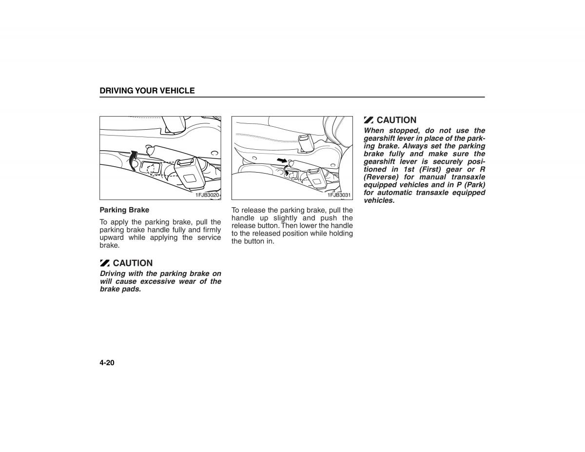 KIA Carens II 2 owners manual / page 115