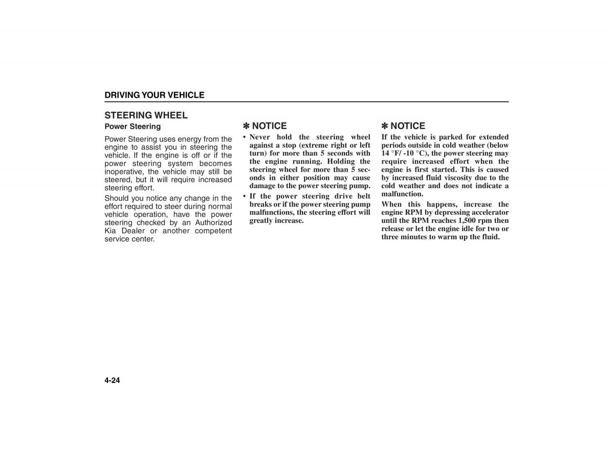 KIA Carens II 2 owners manual / page 119