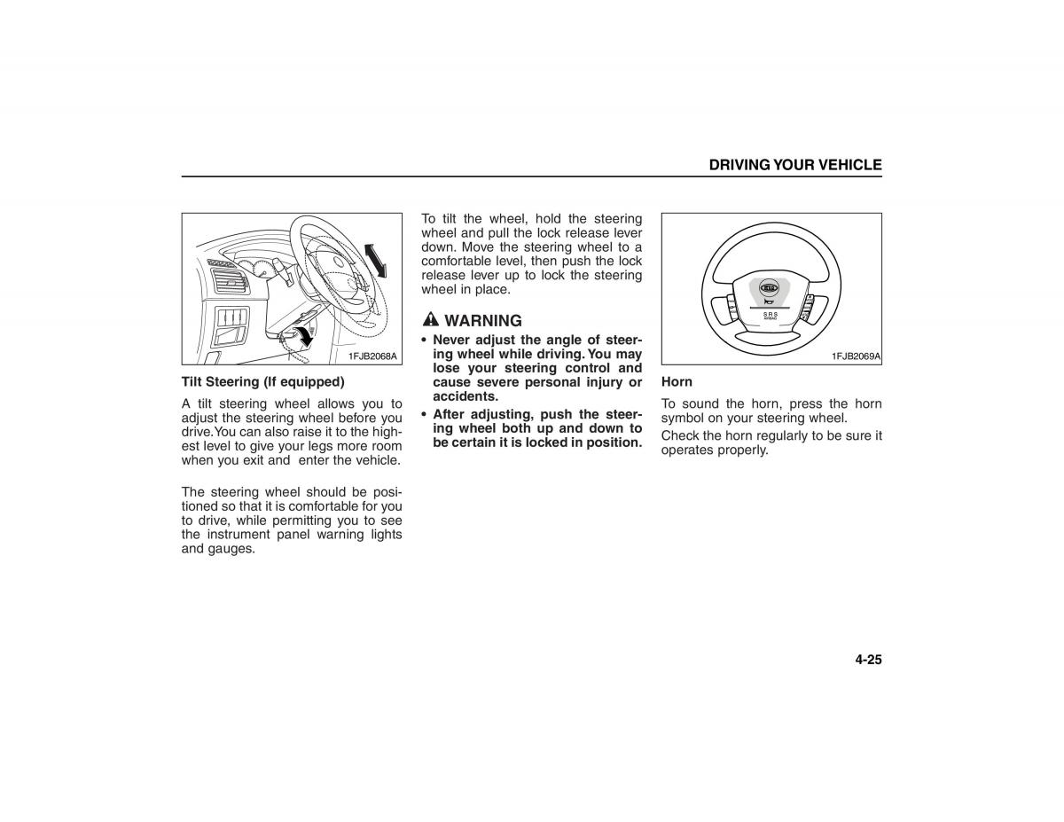 KIA Carens II 2 owners manual / page 120