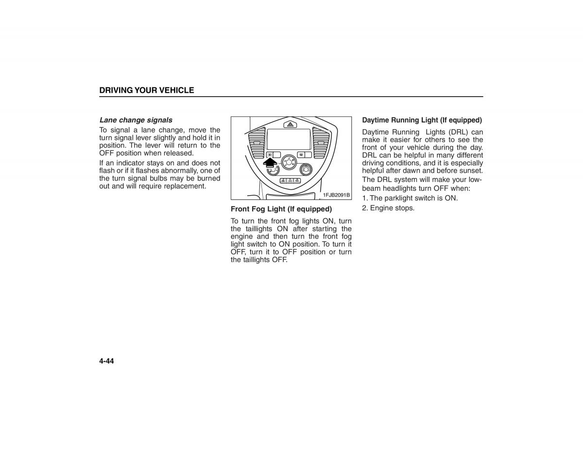 KIA Carens II 2 owners manual / page 139