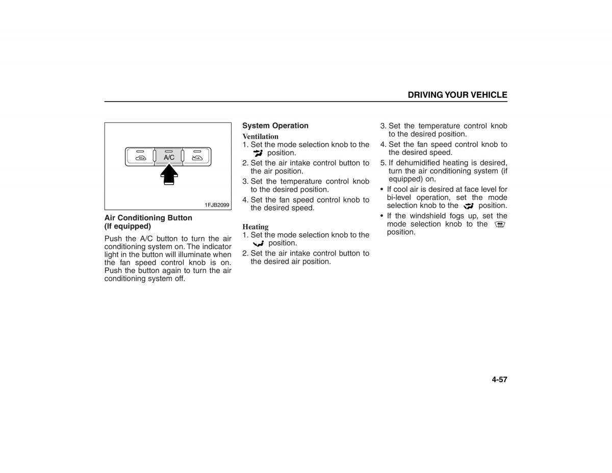 KIA Carens II 2 owners manual / page 152