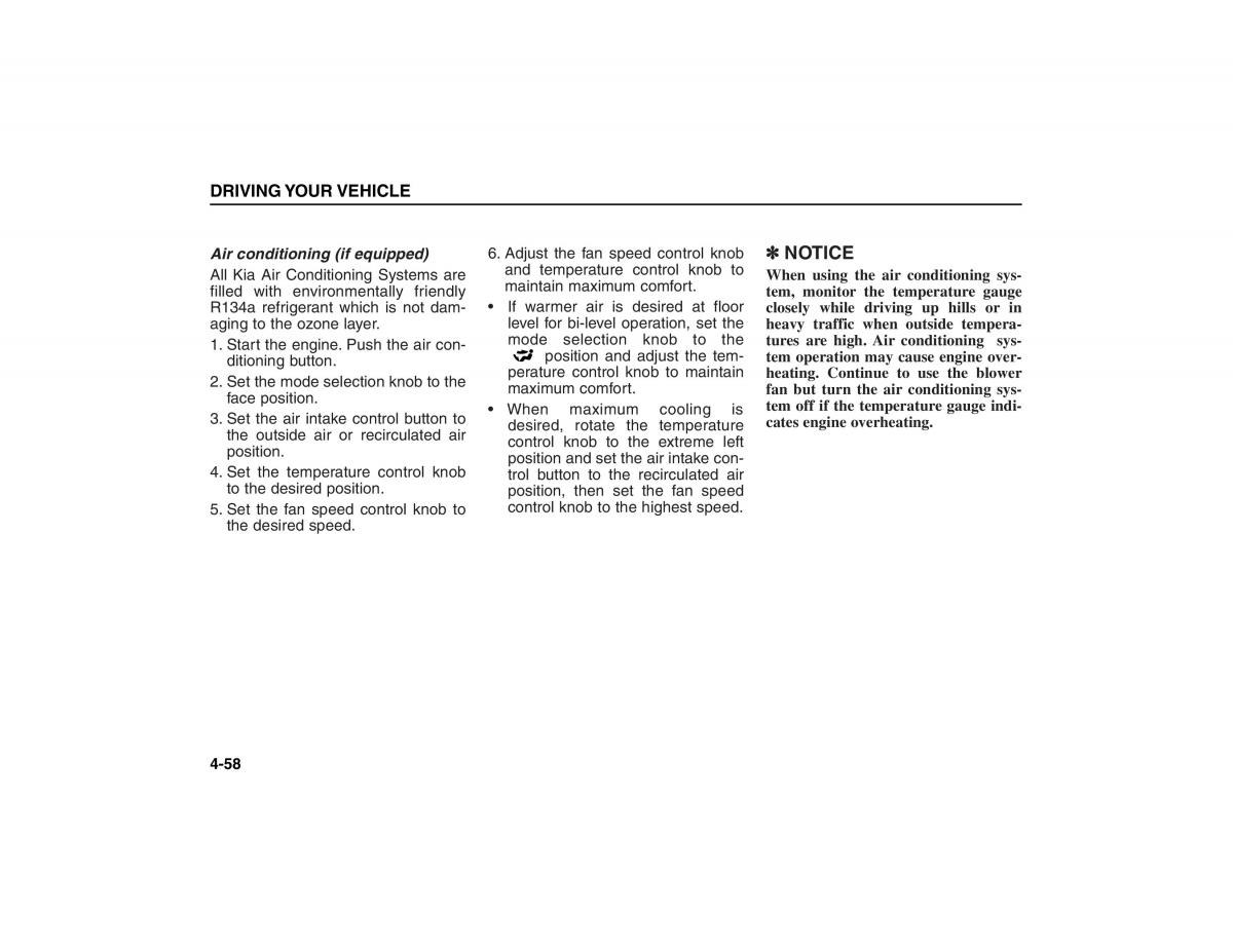 KIA Carens II 2 owners manual / page 153