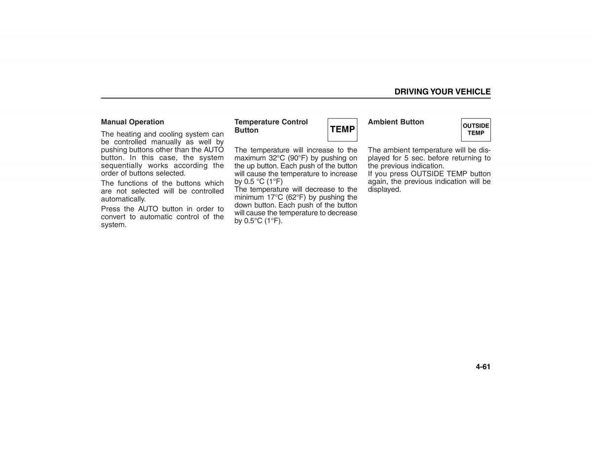 KIA Carens II 2 owners manual / page 156