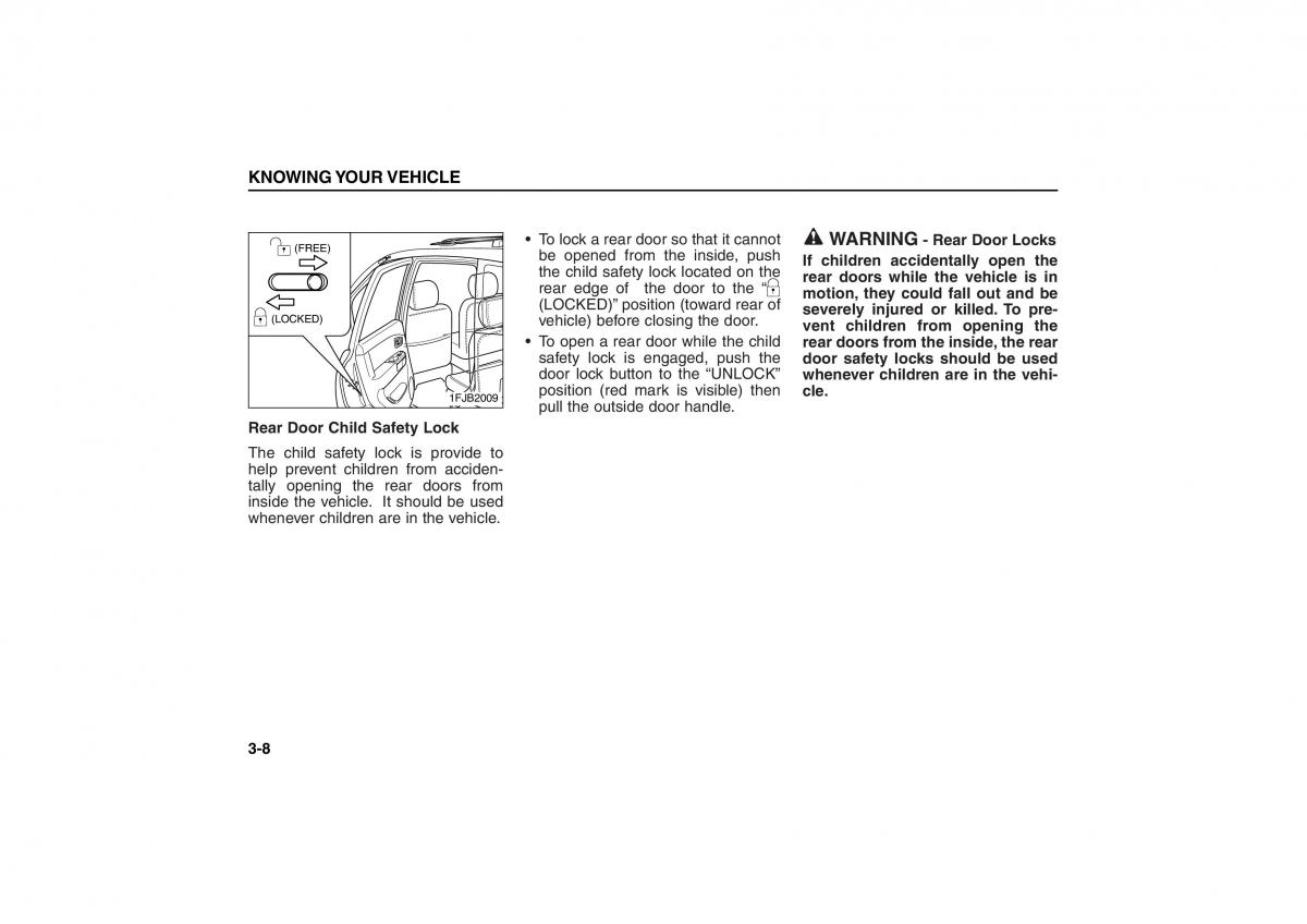 KIA Carens II 2 owners manual / page 17