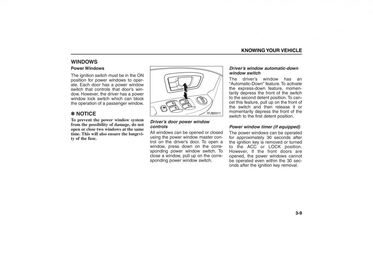 KIA Carens II 2 owners manual / page 18