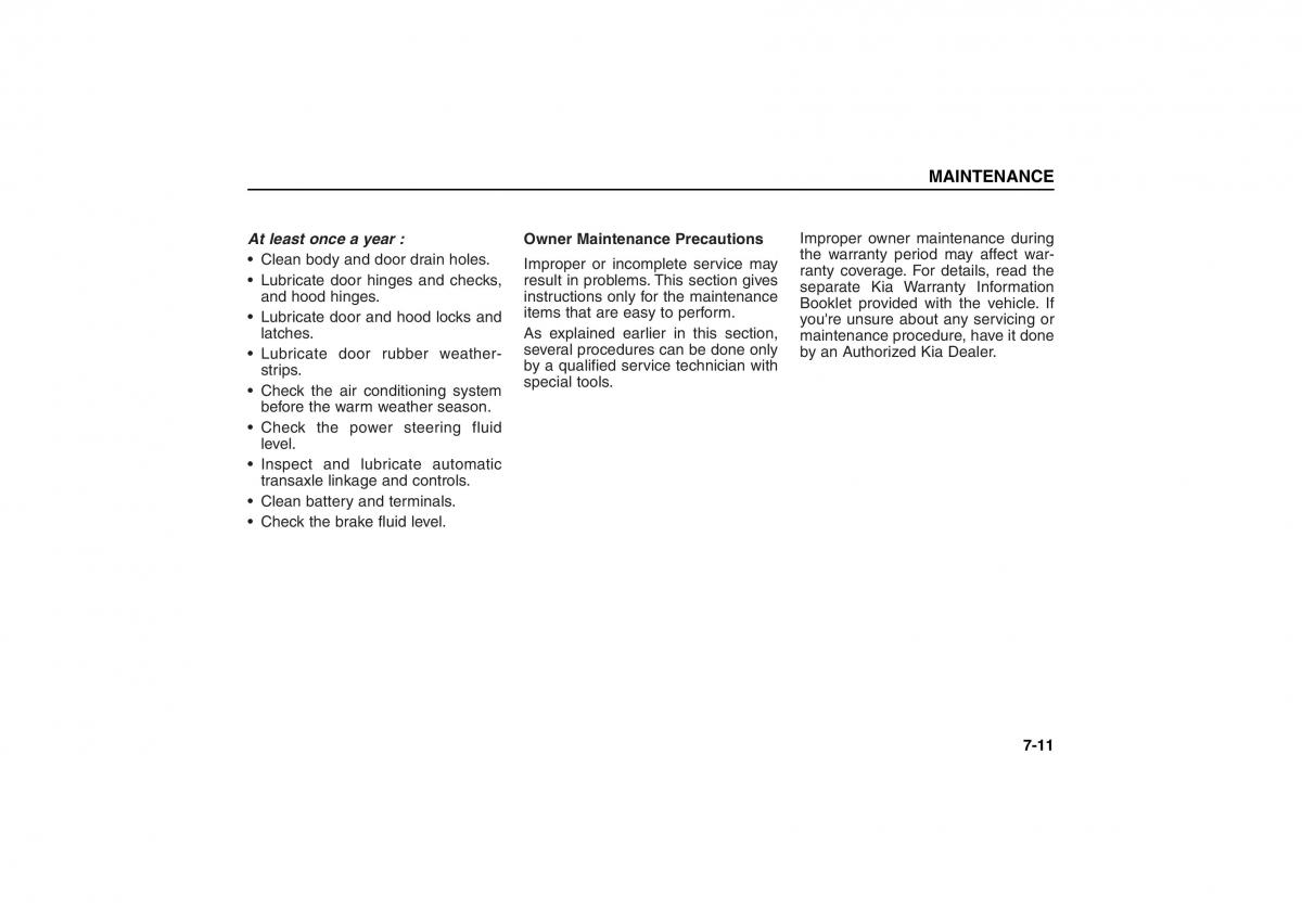 KIA Carens II 2 owners manual / page 228