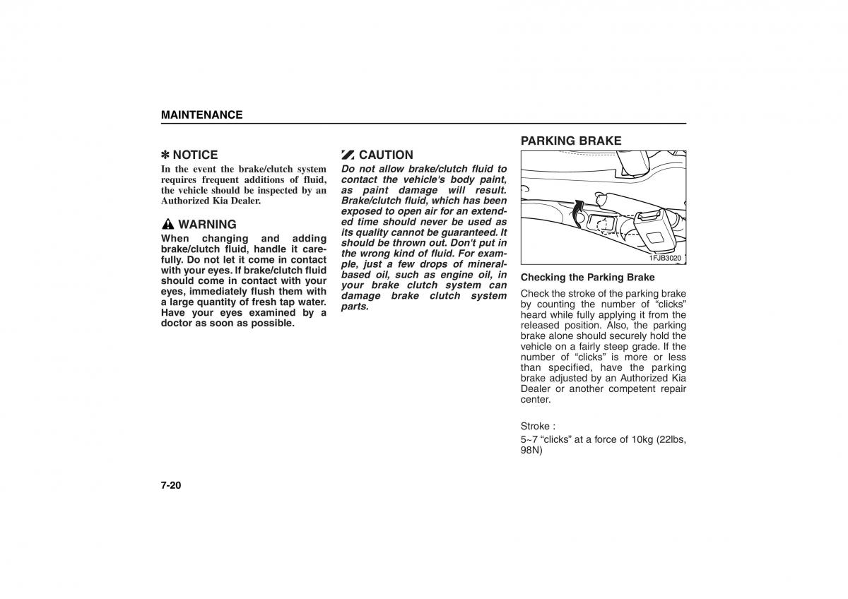 KIA Carens II 2 owners manual / page 237