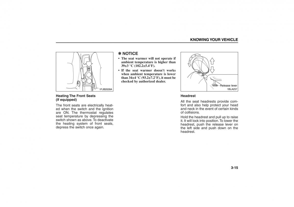 KIA Carens II 2 owners manual / page 24