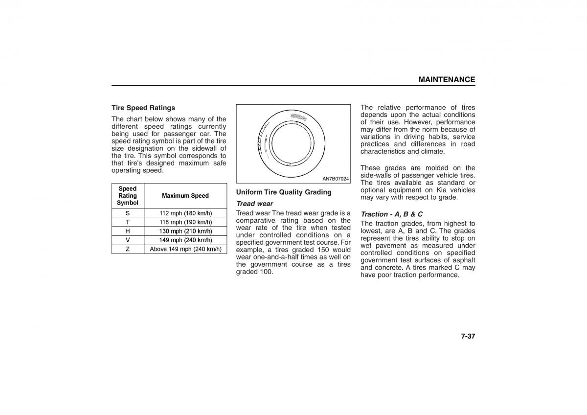 KIA Carens II 2 owners manual / page 254