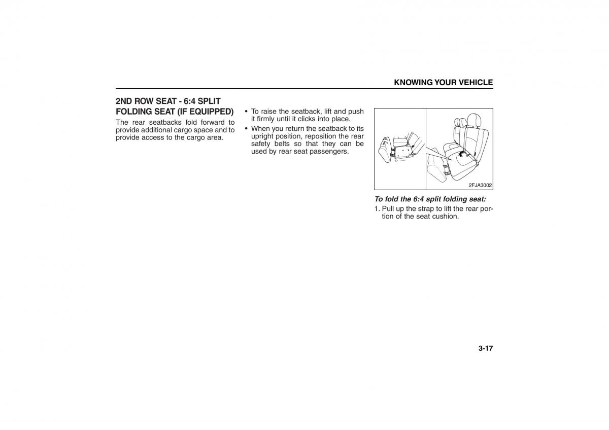 KIA Carens II 2 owners manual / page 26