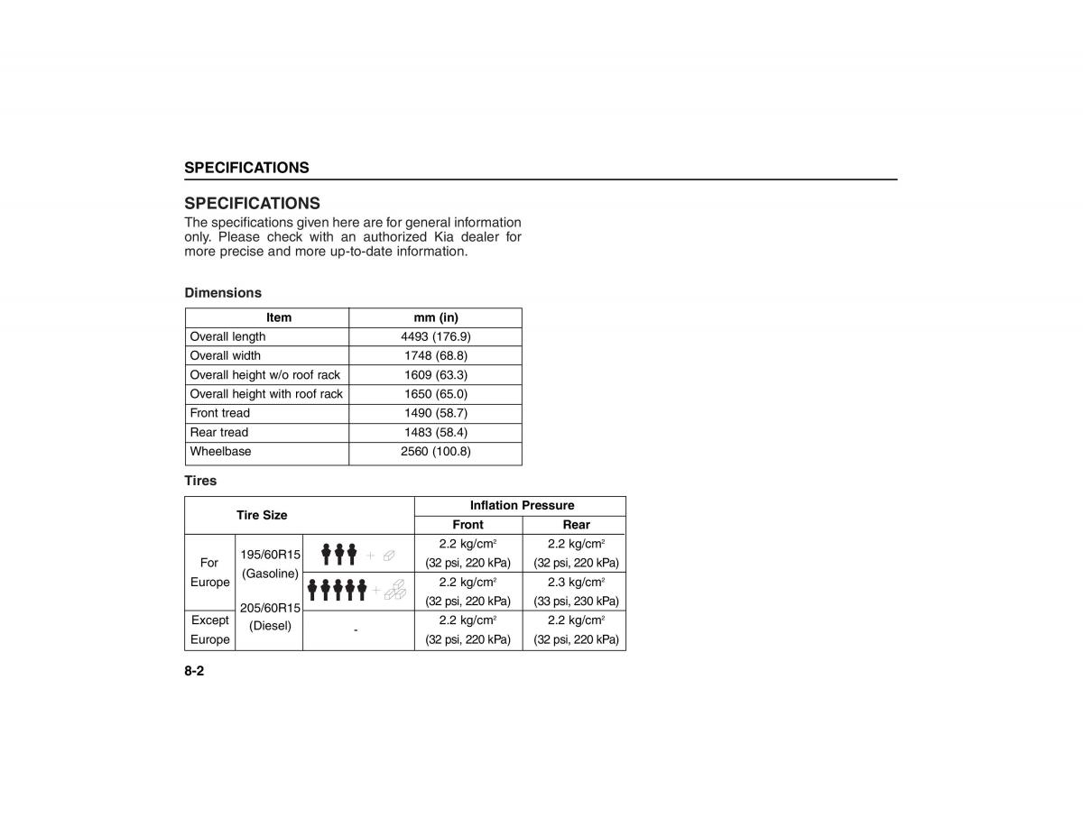 KIA Carens II 2 owners manual / page 272