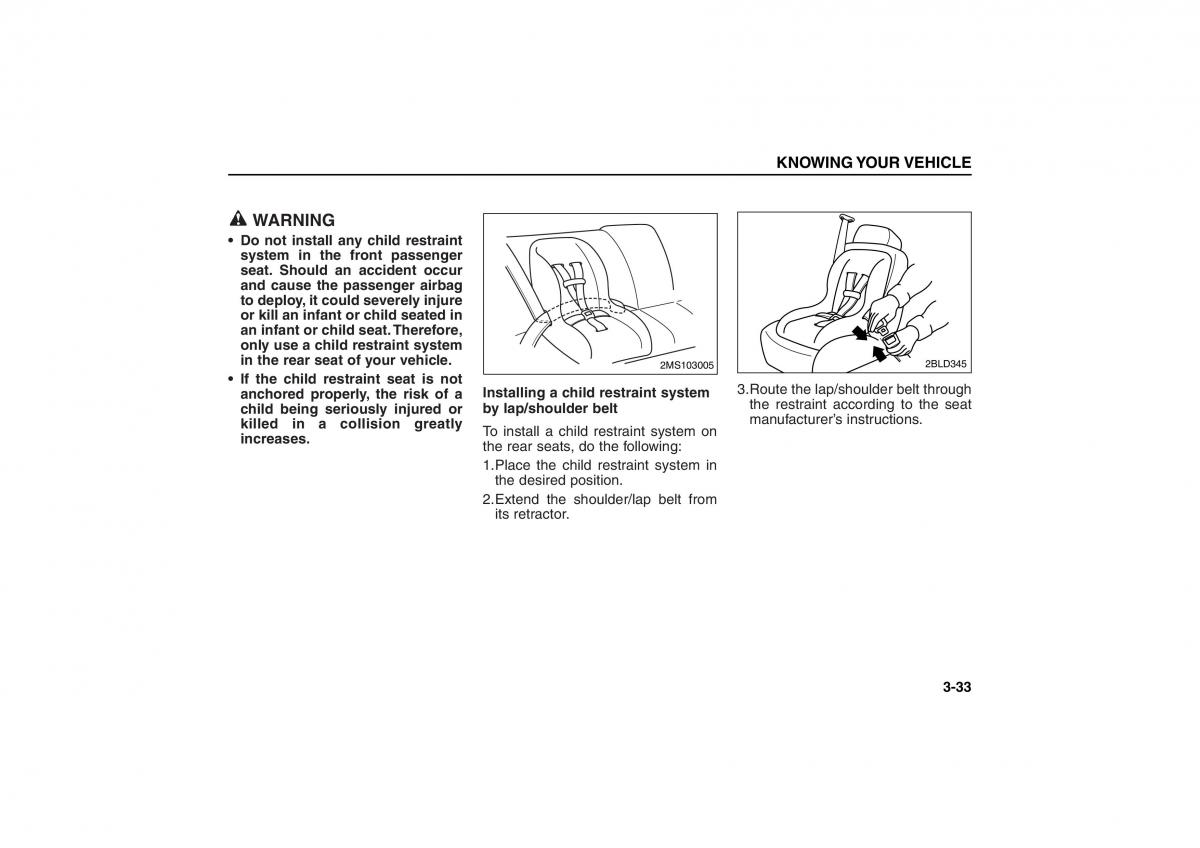 KIA Carens II 2 owners manual / page 42