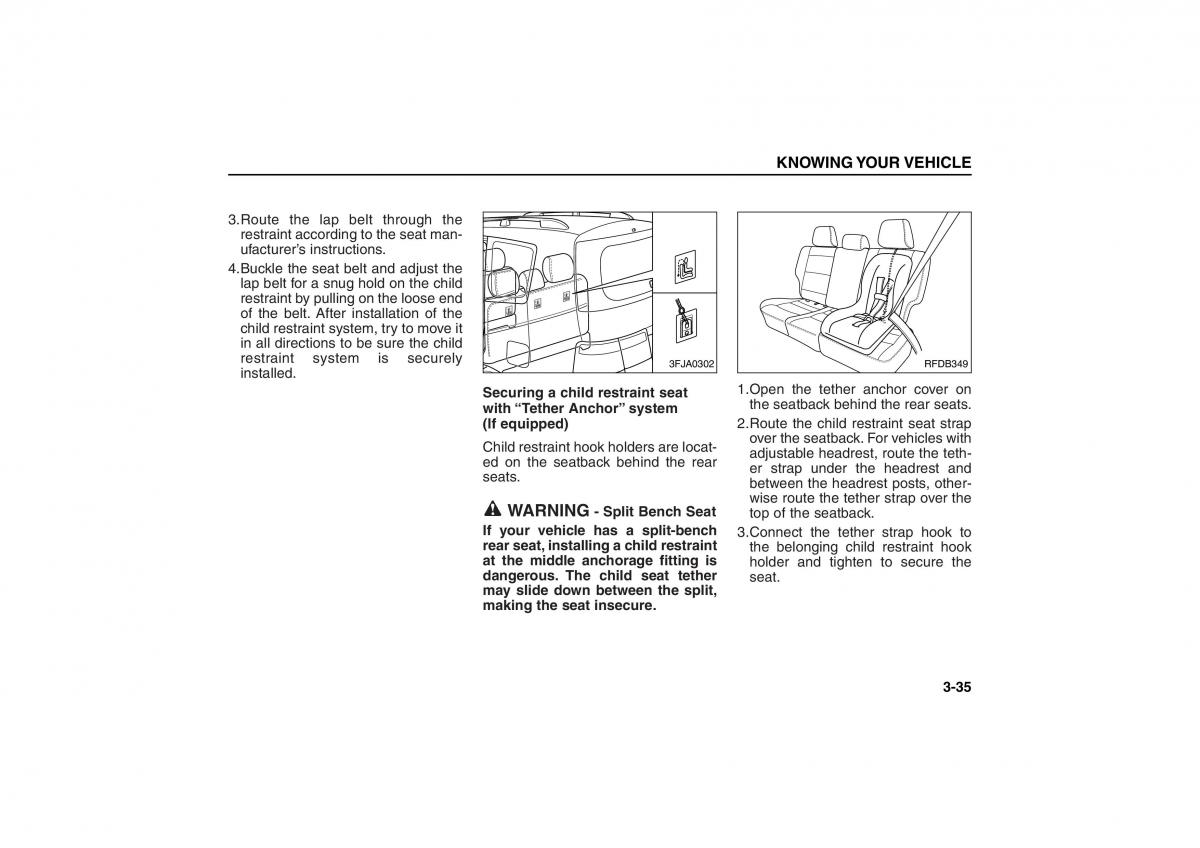 KIA Carens II 2 owners manual / page 44