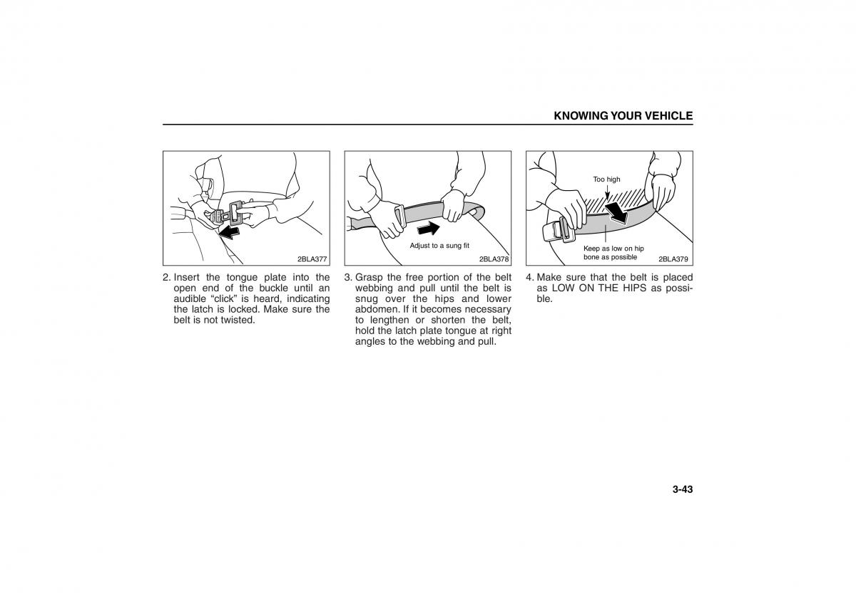 KIA Carens II 2 owners manual / page 52