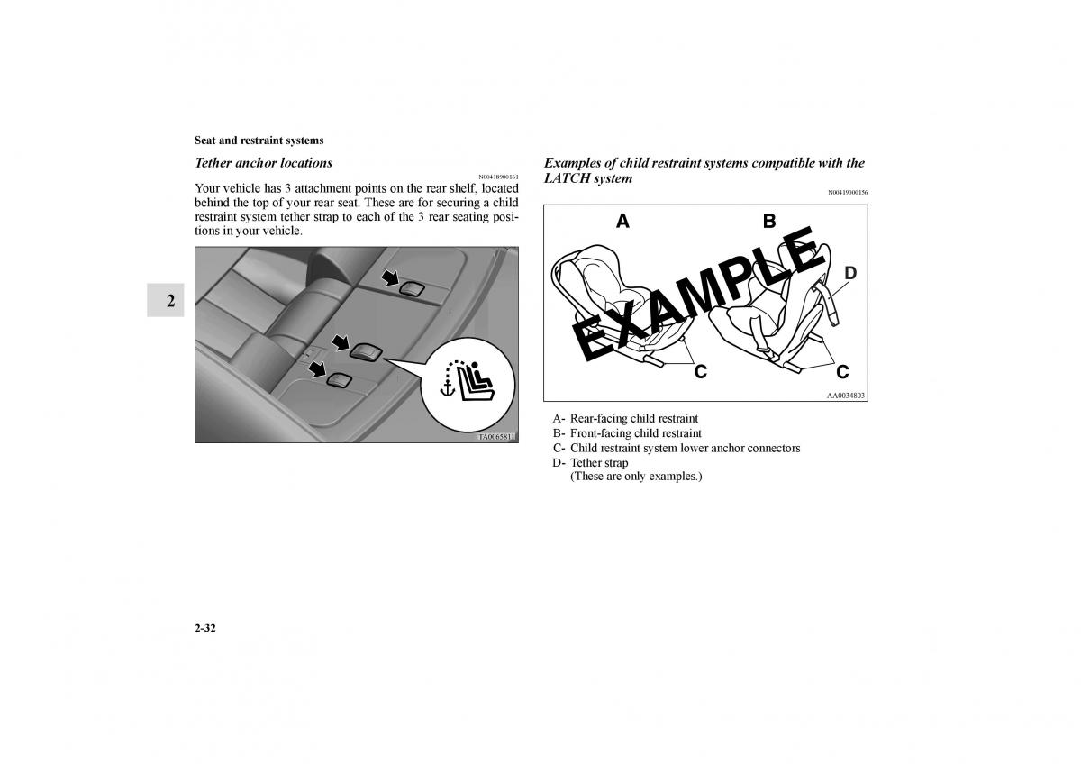 Mitsubishi Galant IX 9 owners manual / page 59