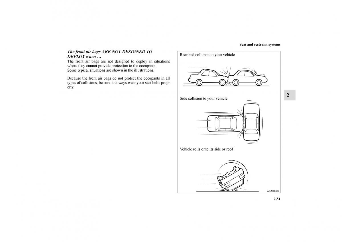 Mitsubishi Galant IX 9 owners manual / page 78