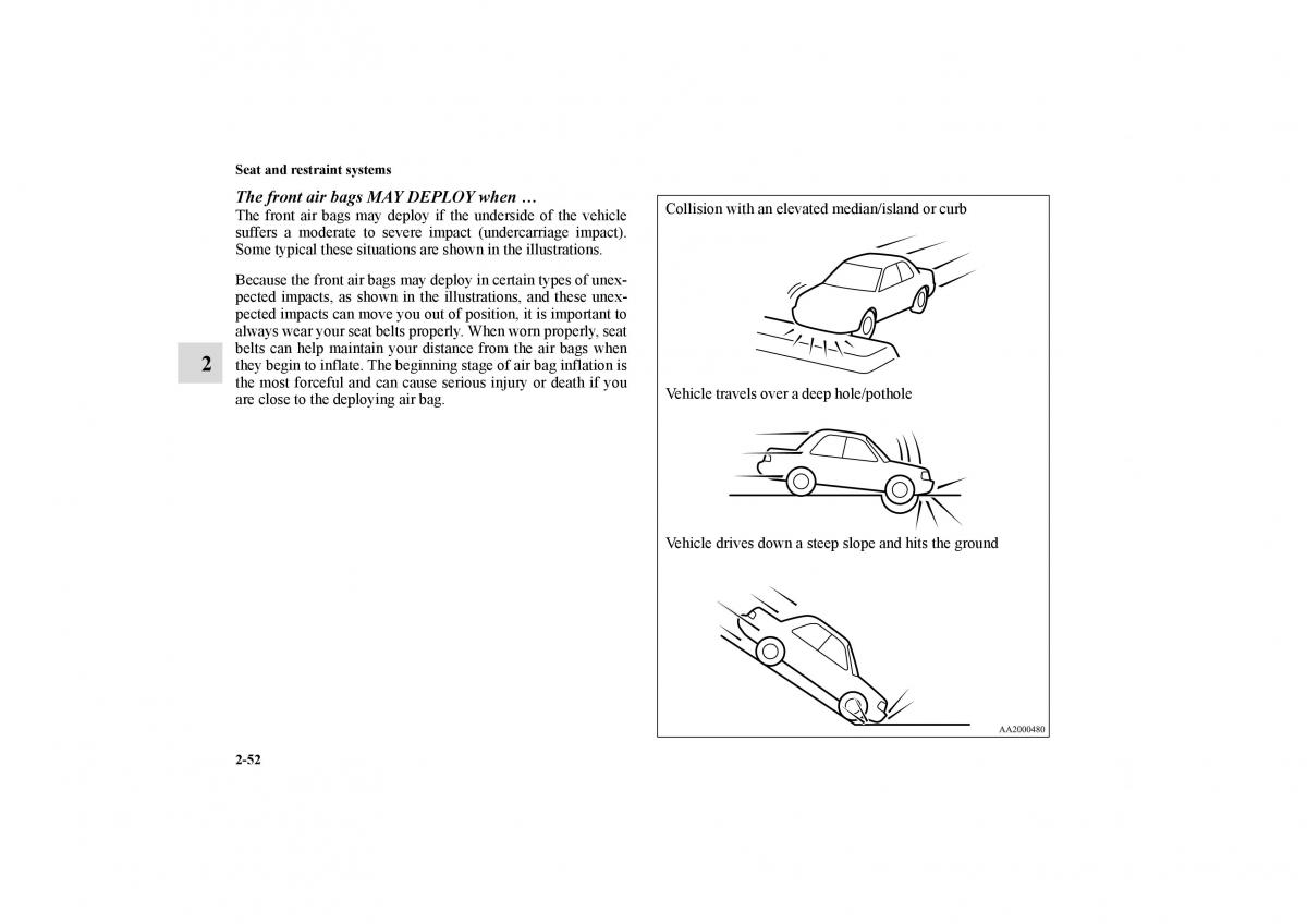 Mitsubishi Galant IX 9 owners manual / page 79