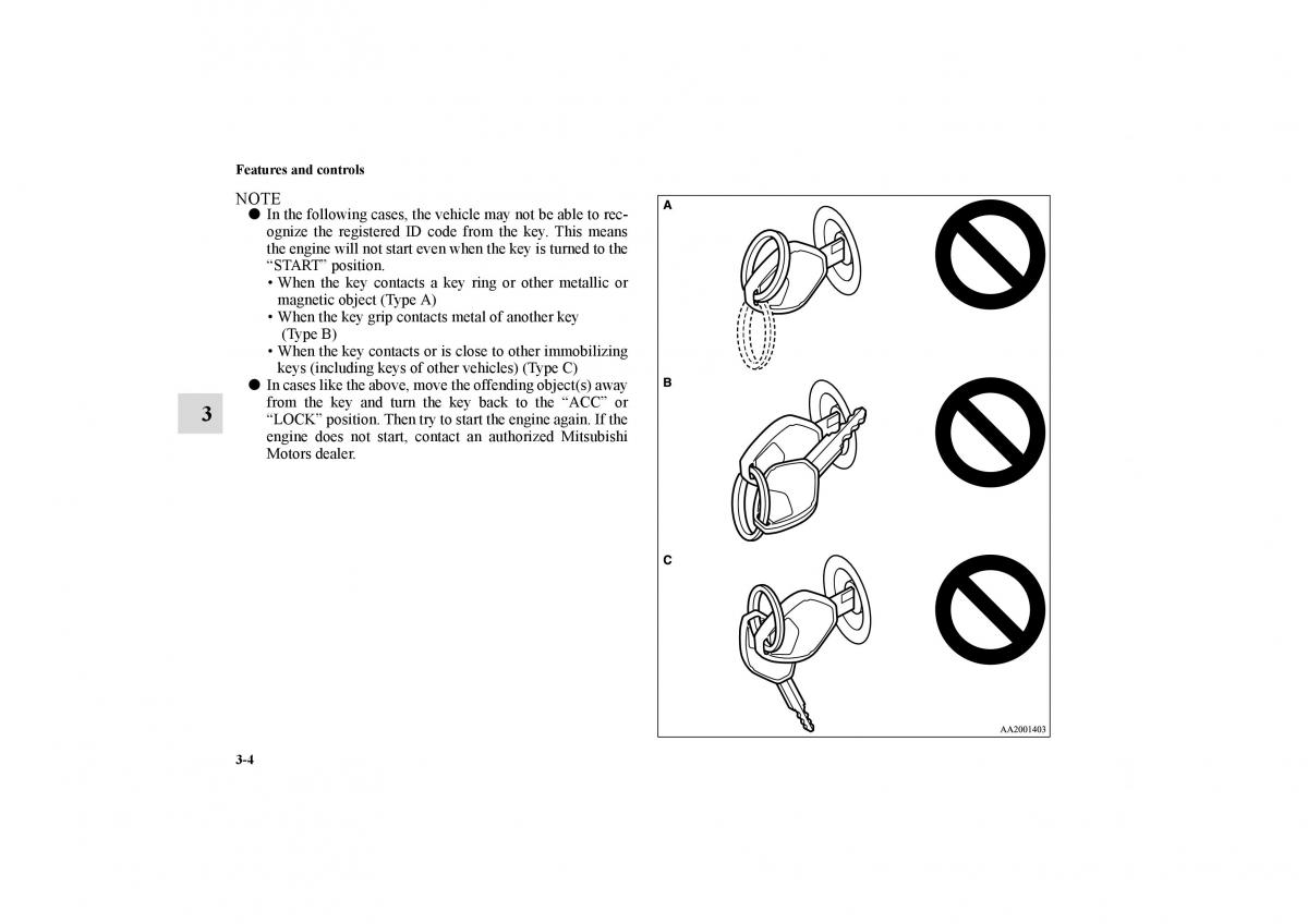 Mitsubishi Galant IX 9 owners manual / page 93