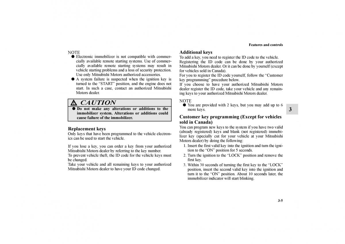 Mitsubishi Galant IX 9 owners manual / page 94