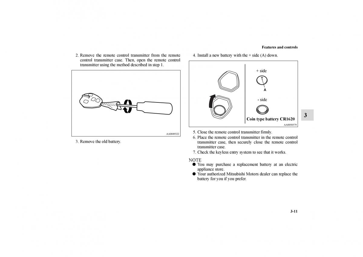 Mitsubishi Galant IX 9 owners manual / page 100