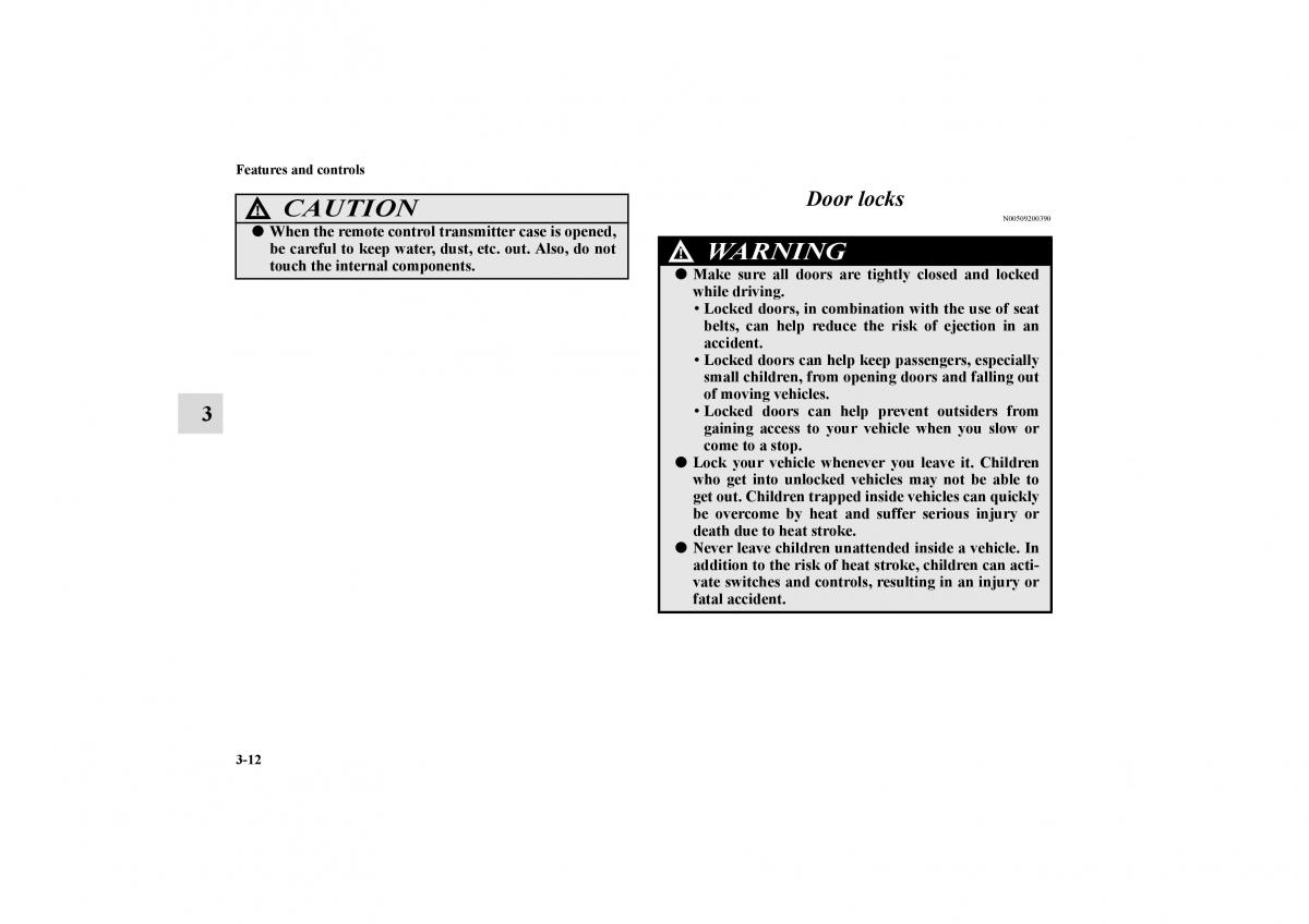 Mitsubishi Galant IX 9 owners manual / page 101