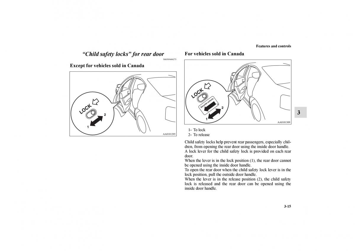 Mitsubishi Galant IX 9 owners manual / page 104