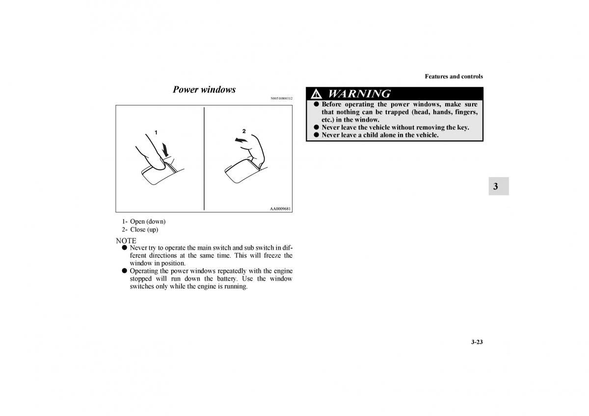 Mitsubishi Galant IX 9 owners manual / page 112