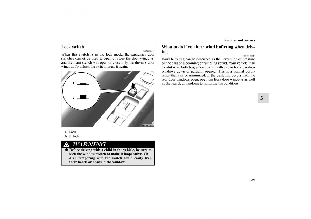 Mitsubishi Galant IX 9 owners manual / page 114