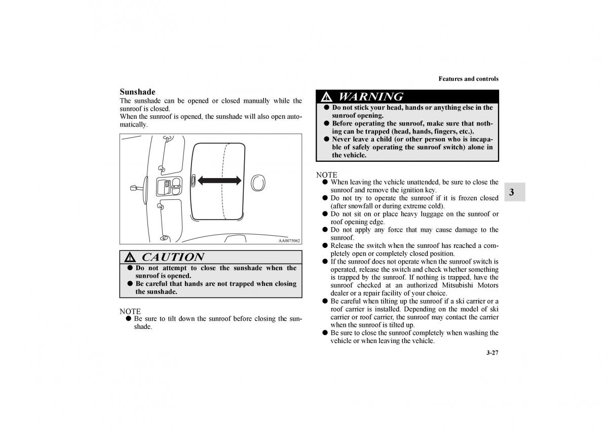 Mitsubishi Galant IX 9 owners manual / page 116