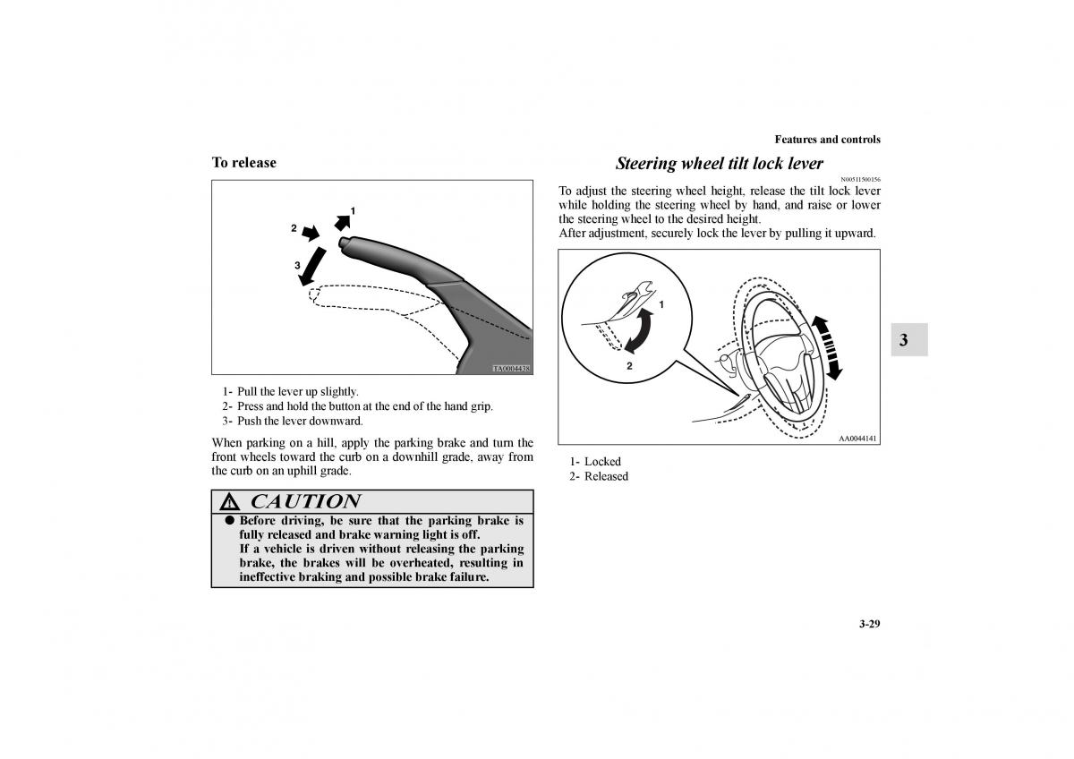 Mitsubishi Galant IX 9 owners manual / page 118