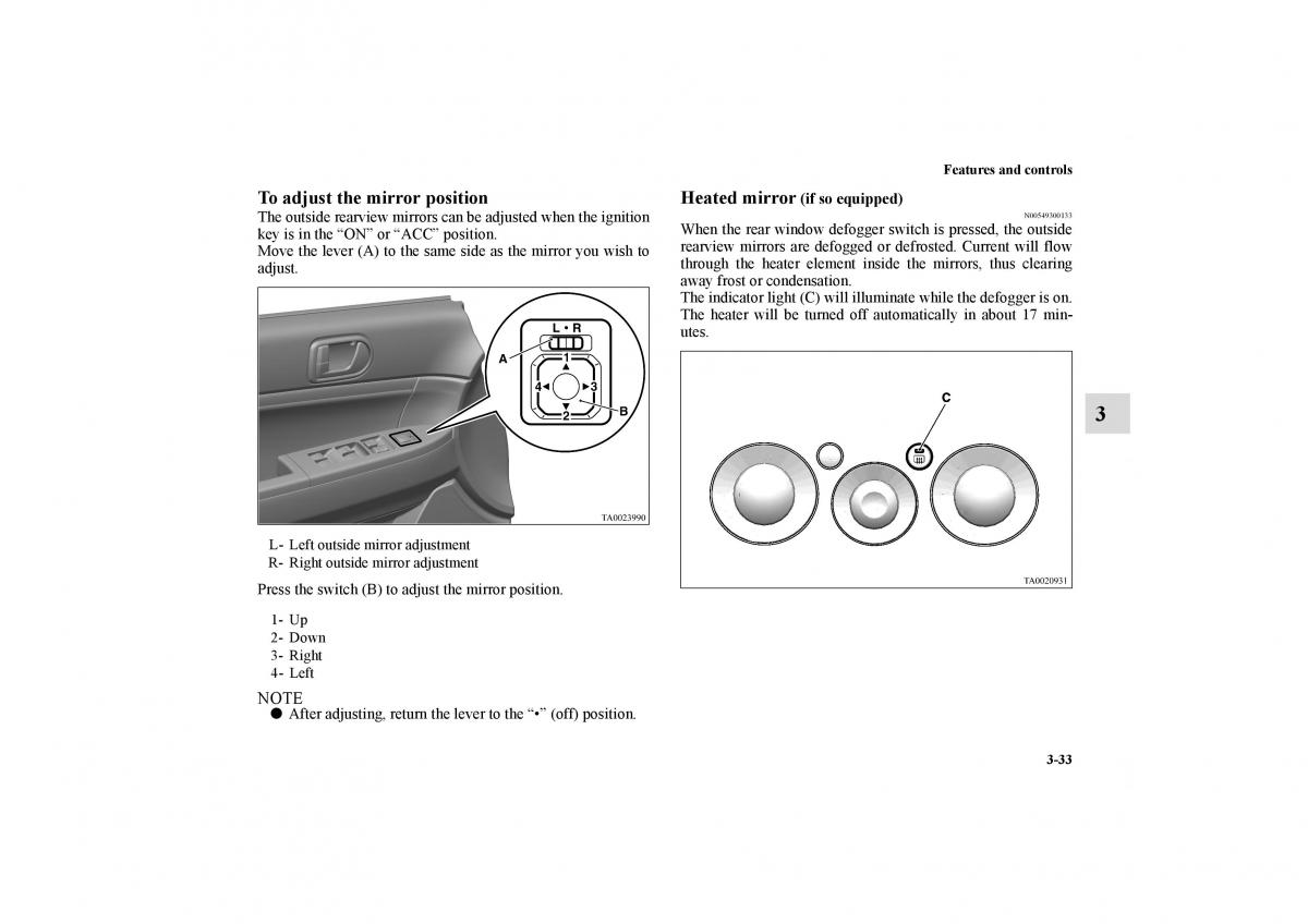 Mitsubishi Galant IX 9 owners manual / page 122