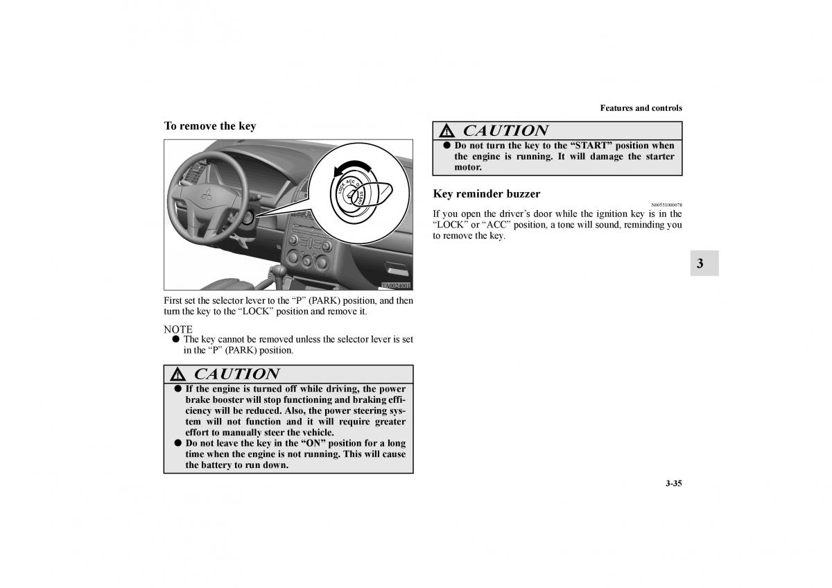 Mitsubishi Galant IX 9 owners manual / page 124