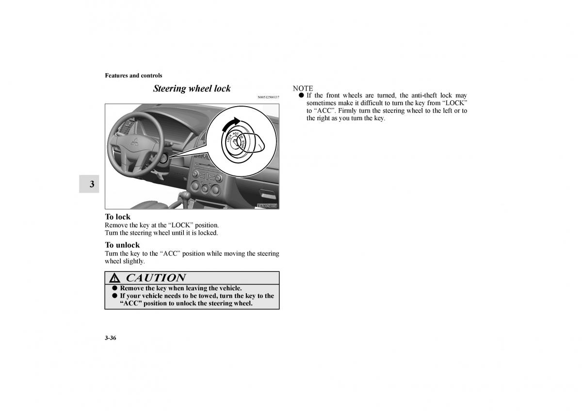 Mitsubishi Galant IX 9 owners manual / page 125