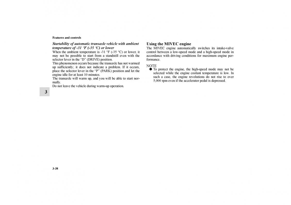 Mitsubishi Galant IX 9 owners manual / page 127