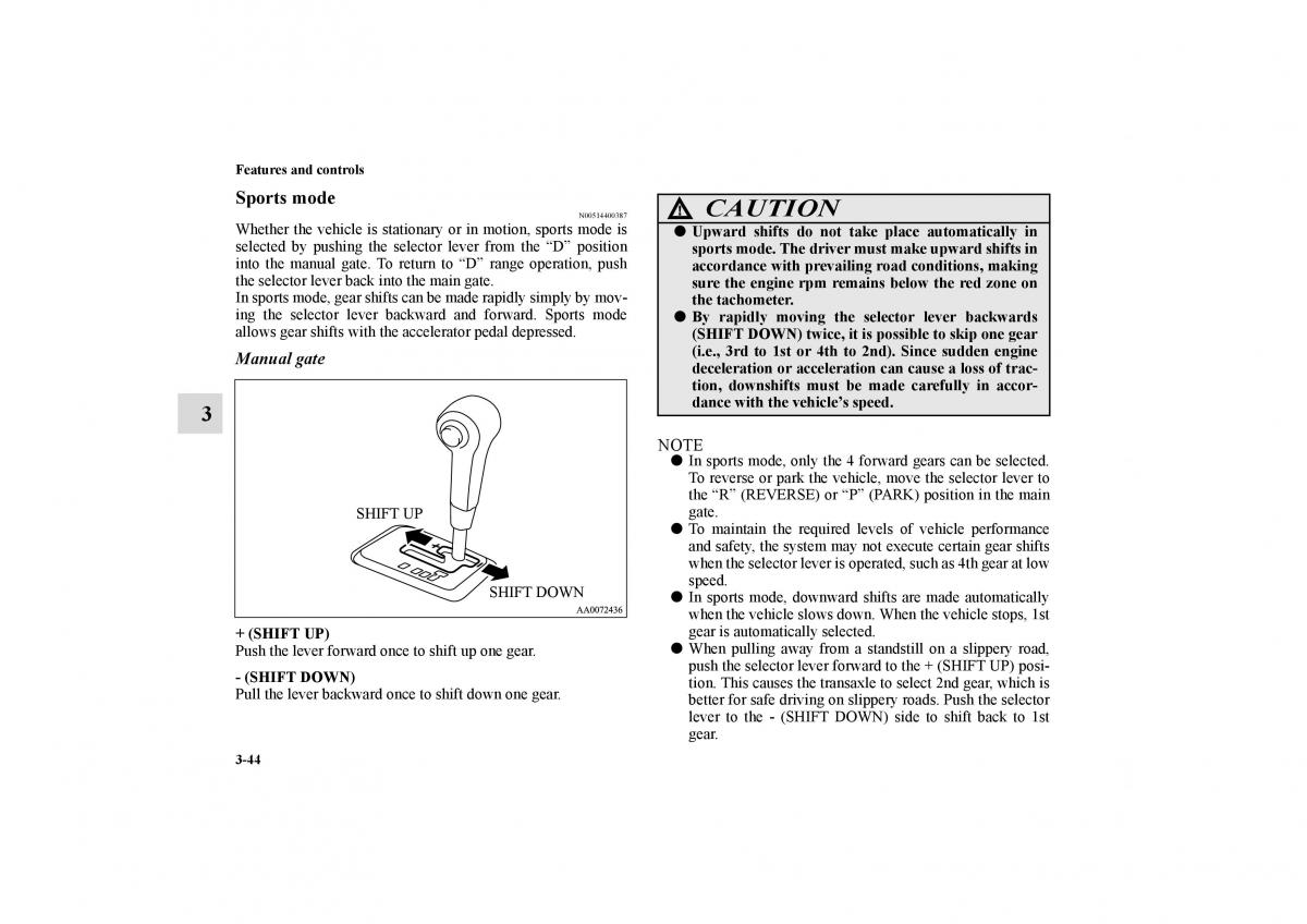 Mitsubishi Galant IX 9 owners manual / page 133